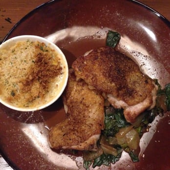Kitchen Sync - Crackling chicken with collard greens and mac&cheese - Pizza Near Me - Greenville, South Carolina