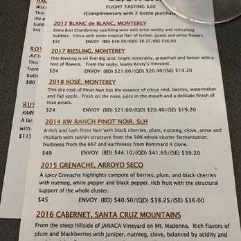 Scratch Wines - Tasting menu, Labor Day weekend 2019 - Wine Tasting Room Near Me - Carmel Valley, California Scratch Wines - Tasting menu, Labor Day weekend 2019 - Wine Tasting Room Near Me - Carmel Valley, California