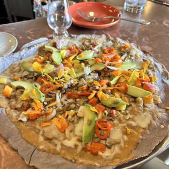 Calistoga Depot - Tlayudas with mushroom - Pizza Near Me - Calistoga, California