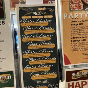 Straw Hat Pizza Grille - Indian pizza menu - Pizza Near Me - Milpitas, California