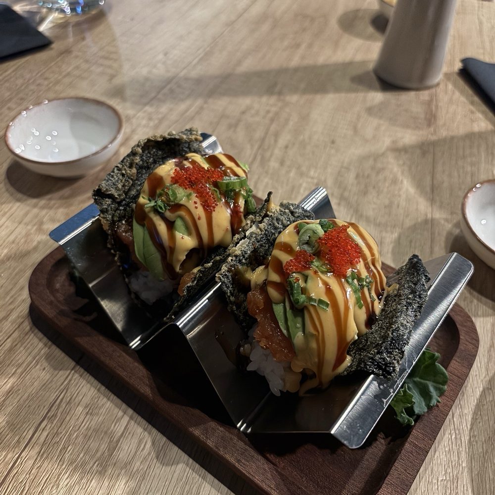 Silver Sea Sushi - Spicy Tuna Taco - Sushi Bars Near Me - Flower Mound, Texas Silver Sea Sushi - Spicy Tuna Taco - Sushi Bars Near Me - Flower Mound, Texas