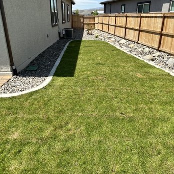 Nile River Landscape - Right side yard - Snow Removal Near Me