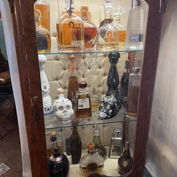 La Posta de Mesilla - Lovely Tequila in an antique cabinet - Mexican Near Me - Mesilla, New Mexico La Posta de Mesilla - Lovely Tequila in an antique cabinet - Mexican Near Me - Mesilla, New Mexico