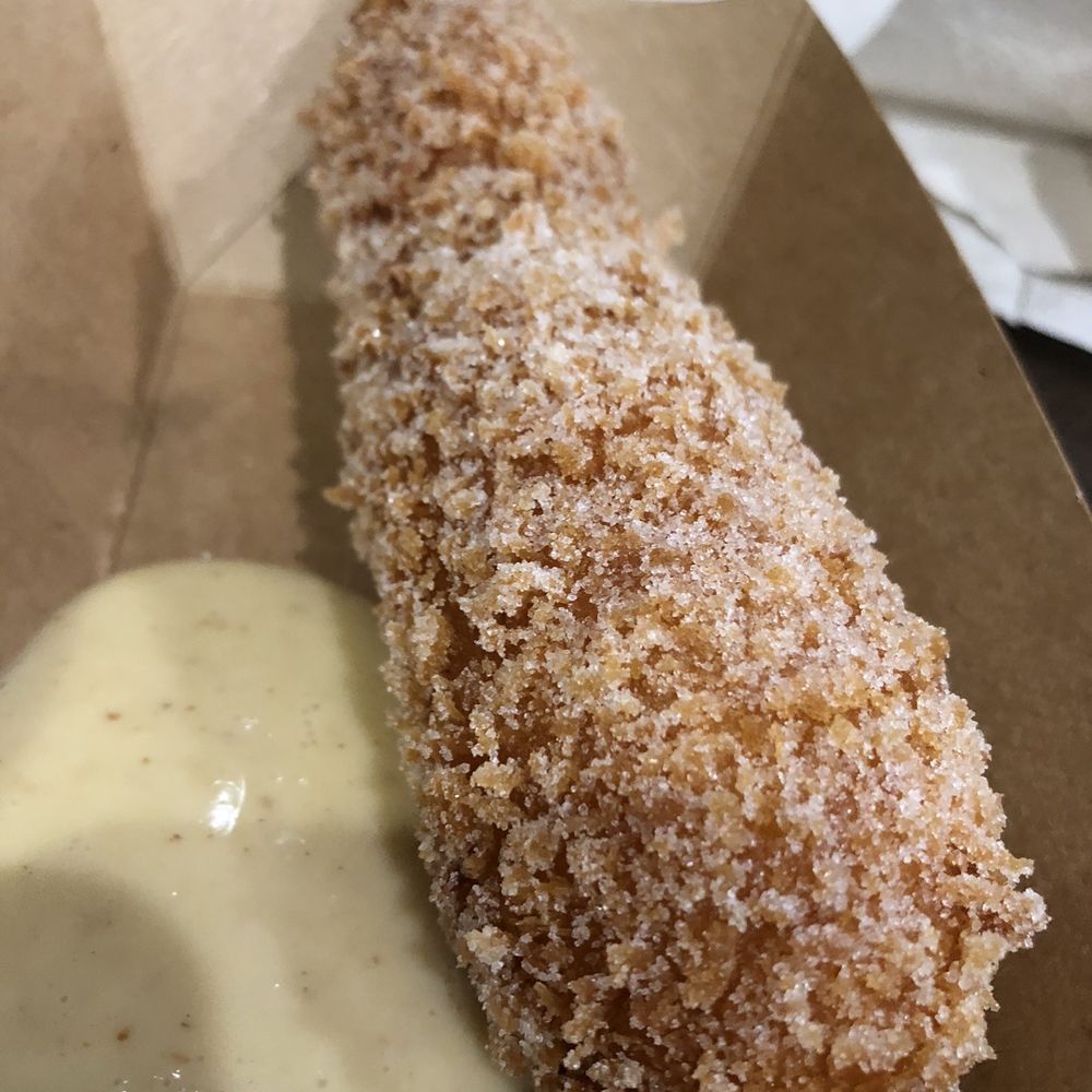 Mr Cow - Mozarella with honey mustard!  Yum - Hot Dogs Near Me - Aiea, Hawaii