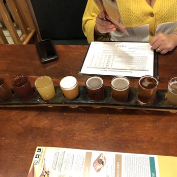 Pocono Brewery - Beer flight - Breweries Near Me - Swiftwater, Pennsylvania Pocono Brewery - Beer flight - Breweries Near Me - Swiftwater, Pennsylvania