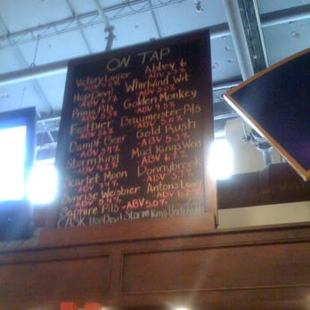 Victory Brewing - New Chalkboard "On Tap" Sign Above the Bar - Brewpubs Near Me - Downingtown, Pennsylvania