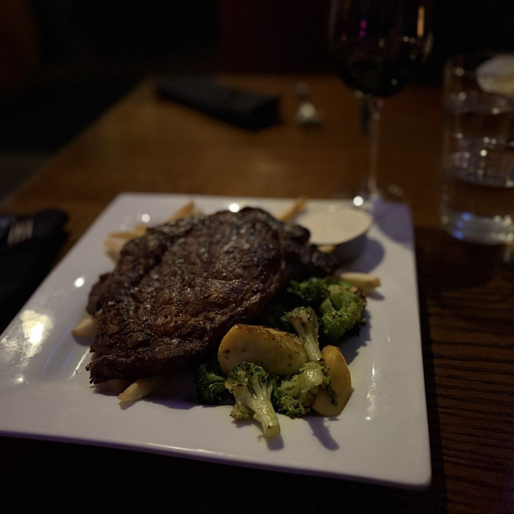 Islander - Ribeye Steak with veggies and fries. - Bars Near Me - Bainbridge Island, Washington Islander - Ribeye Steak with veggies and fries. - Bars Near Me - Bainbridge Island, Washington