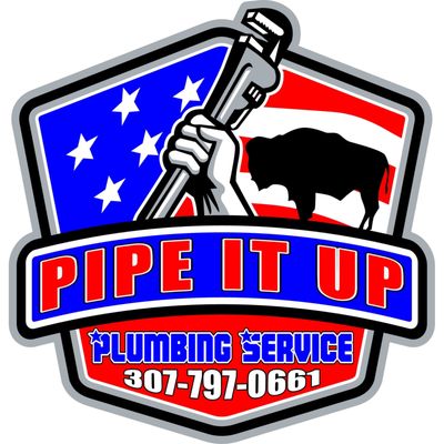 Pipe It Up Plumbing Service Logo