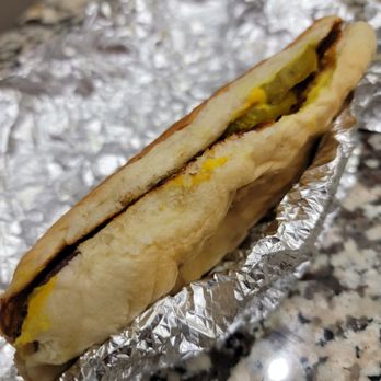 Five Guys - a hot dog in a bun - Burgers Near Me - Shakopee, Minnesota