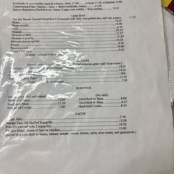 Patsy's Restaurant & Bakery - Menu