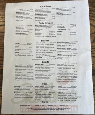 Menu photo 1 Stallone's Boca Raton, FL Menu photo 1 Stallone's Boca Raton, FL