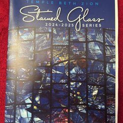 Temple Beth Zion - The program cover