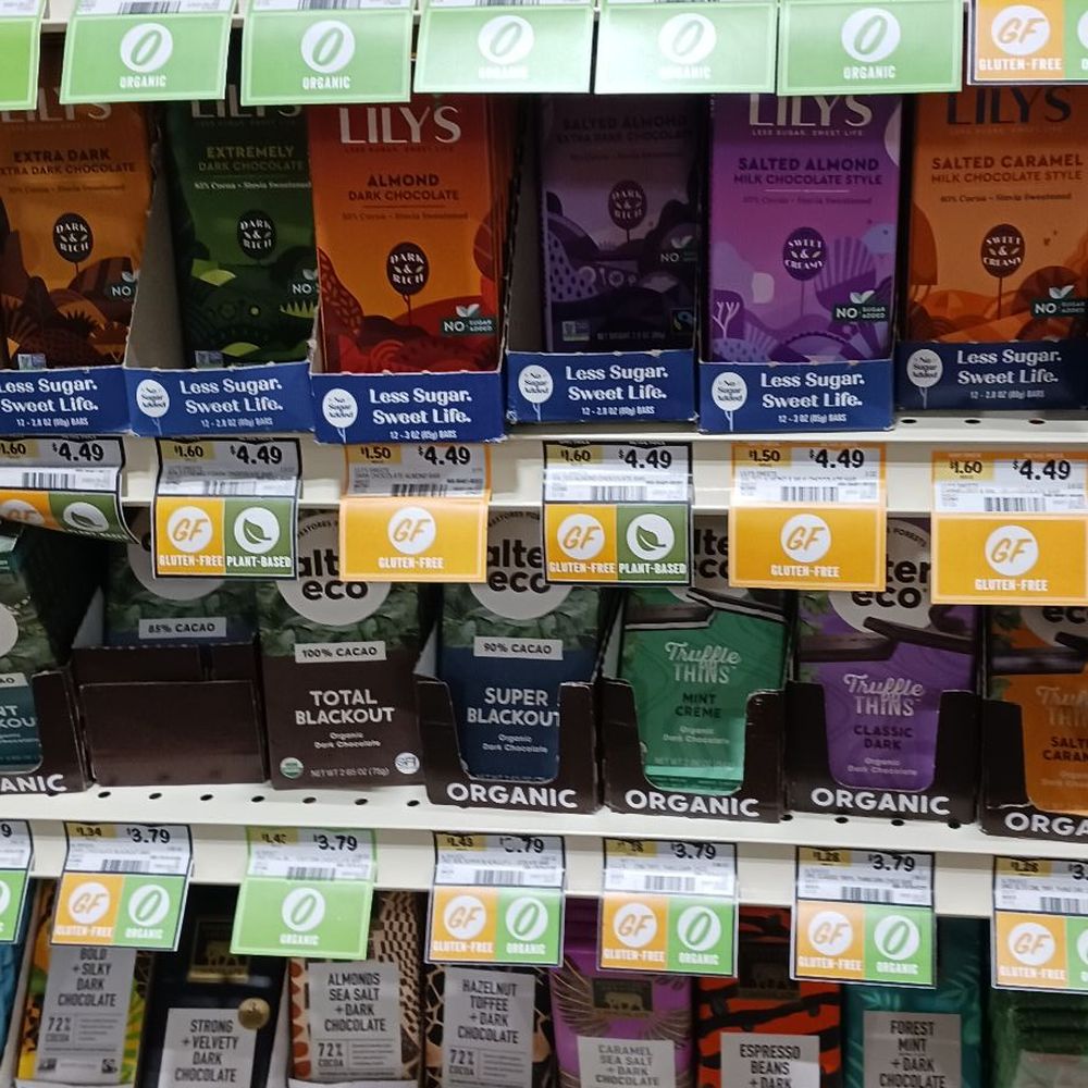 Sprouts Farmers Market - I love trying organic chocolate. Their variety is awesome! - Grocery Near Me - Orlando, Florida