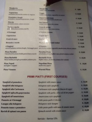 Menu photo 2 Al Paradiso Venezia, VE Menu photo 2 Al Paradiso Venezia, VE