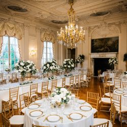 Flowerthyme - Rosecliff mansion wedding for Ruggieri
