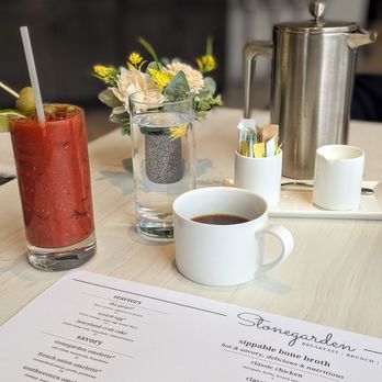 Stonegarden - N/A Bloody Mary and French Press - Breakfast & Brunch Near Me - Minneapolis, Minnesota Stonegarden - N/A Bloody Mary and French Press - Breakfast & Brunch Near Me - Minneapolis, Minnesota