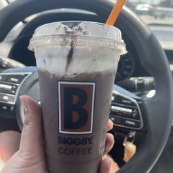Cookies n cream cold brew. Wish it was way less sweet. The cream on top was light.