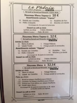 Menu photo 3 Le Phénix Lens, 62