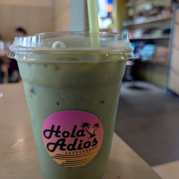 Hola Adios Coffeeshop - Iced matcha latte - Coffee & Tea Near Me - Tustin, California Hola Adios Coffeeshop - Iced matcha latte - Coffee & Tea Near Me - Tustin, California