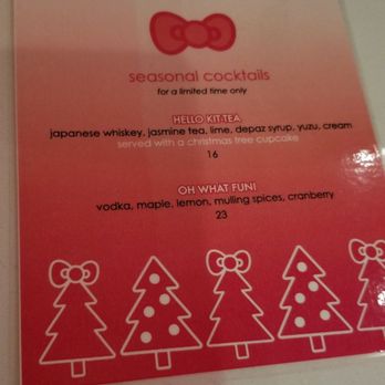 Hello Kitty Cafe - Christmas 2018 menu - Cafes Near Me - Irvine, California Hello Kitty Cafe - Christmas 2018 menu - Cafes Near Me - Irvine, California