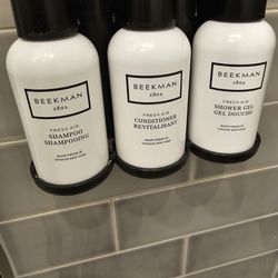 The Flats Luxury Suites - Not Aveda products. Googled this brand. Not high end