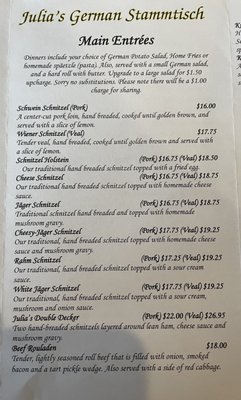 Menu photo 6 Julia's German Stammtisch Columbia, SC Menu photo 6 Julia's German Stammtisch Columbia, SC