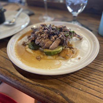 Hickory & Ash - Apple Cider Glazed Pork Chop - Steakhouses Near Me - Broomfield, Colorado Hickory & Ash - Apple Cider Glazed Pork Chop - Steakhouses Near Me - Broomfield, Colorado