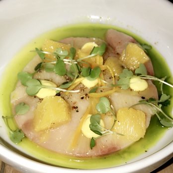 Fig & Olive - Hamachi Crudo - French Near Me - Houston, Texas