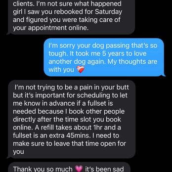 Skyn and Lash - Texts regarding cancellations, refunds & Jessica's temper tantrum - Estheticians Near Me - South Daytona, Florida Skyn and Lash - Texts regarding cancellations, refunds & Jessica's temper tantrum - Estheticians Near Me - South Daytona, Florida