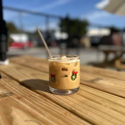 Coffee Concrete - Smoked salt latte with coconut milk