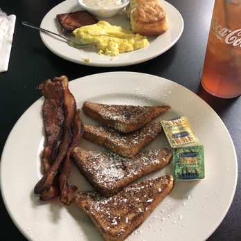Southside Cafe - French toast breakfast for me and spam and eggs plate for the hubby :) - Breakfast & Brunch Near Me - Paris, Tennessee Southside Cafe - French toast breakfast for me and spam and eggs plate for the hubby :) - Breakfast & Brunch Near Me - Paris, Tennessee