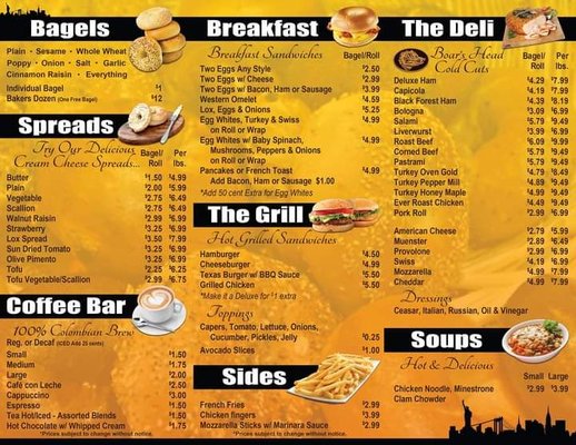Menu photo 3 Park Avenue Bagels Guttenberg, NJ Menu photo 3 Park Avenue Bagels Guttenberg, NJ