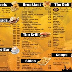 Park Avenue Bagels - Park Avenue Bagels - Menu Inside