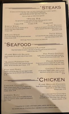 Menu photo 2 Cascade Grill Albany, OR