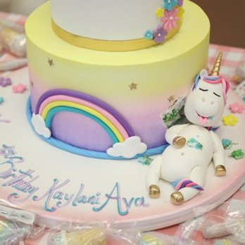 Cinderella Cakes - Special cubby unicorn request perfectly matched the cake! - Desserts Near Me - Anaheim, California