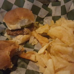 Muldoon's Rochester Hills - (half-eaten) sliders and chips