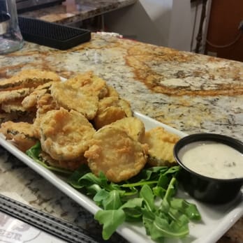 Milton's - Deep fried pickles with jalapeño ranch - New American Near Me - Crystal, Minnesota Milton's - Deep fried pickles with jalapeño ranch - New American Near Me - Crystal, Minnesota