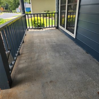 Opus Renovations - Porch - Before Polyaspartic Coating - Flooring Near Me