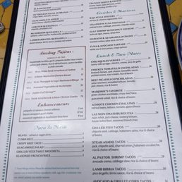 Food menu Food menu