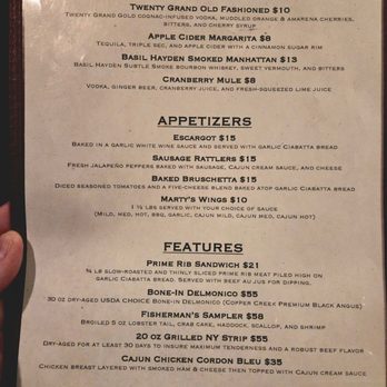 Marty's Blue Room - New American Near Me - Nanticoke, Pennsylvania
