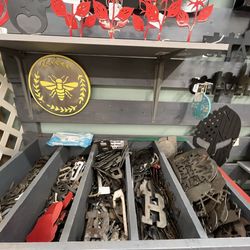 Metal letters and numbers