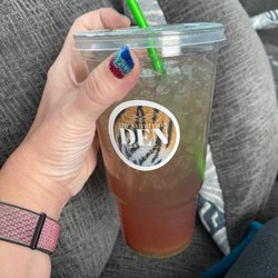 The Nutrition Den - Mermaid Tea - the colors were more vibrant when I picked it up, but I have been sipping on it.