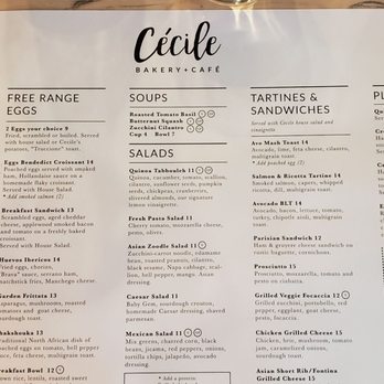 Cecile Bakery + Cafe - Menu - Bakeries Near Me - Miami, Florida