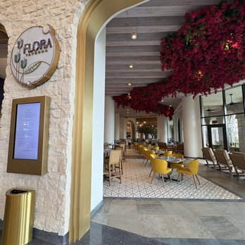 Flora Taverna - Beautiful bougainvillea - Mediterranean Near Me - Orlando, Florida
