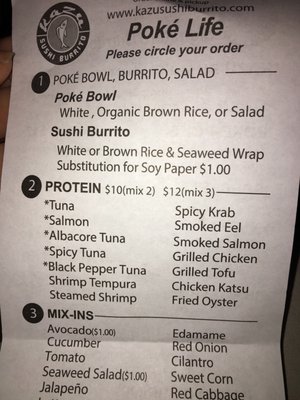 Menu photo 3 Kazu Sushi Burrito Jacksonville, FL Menu photo 3 Kazu Sushi Burrito Jacksonville, FL