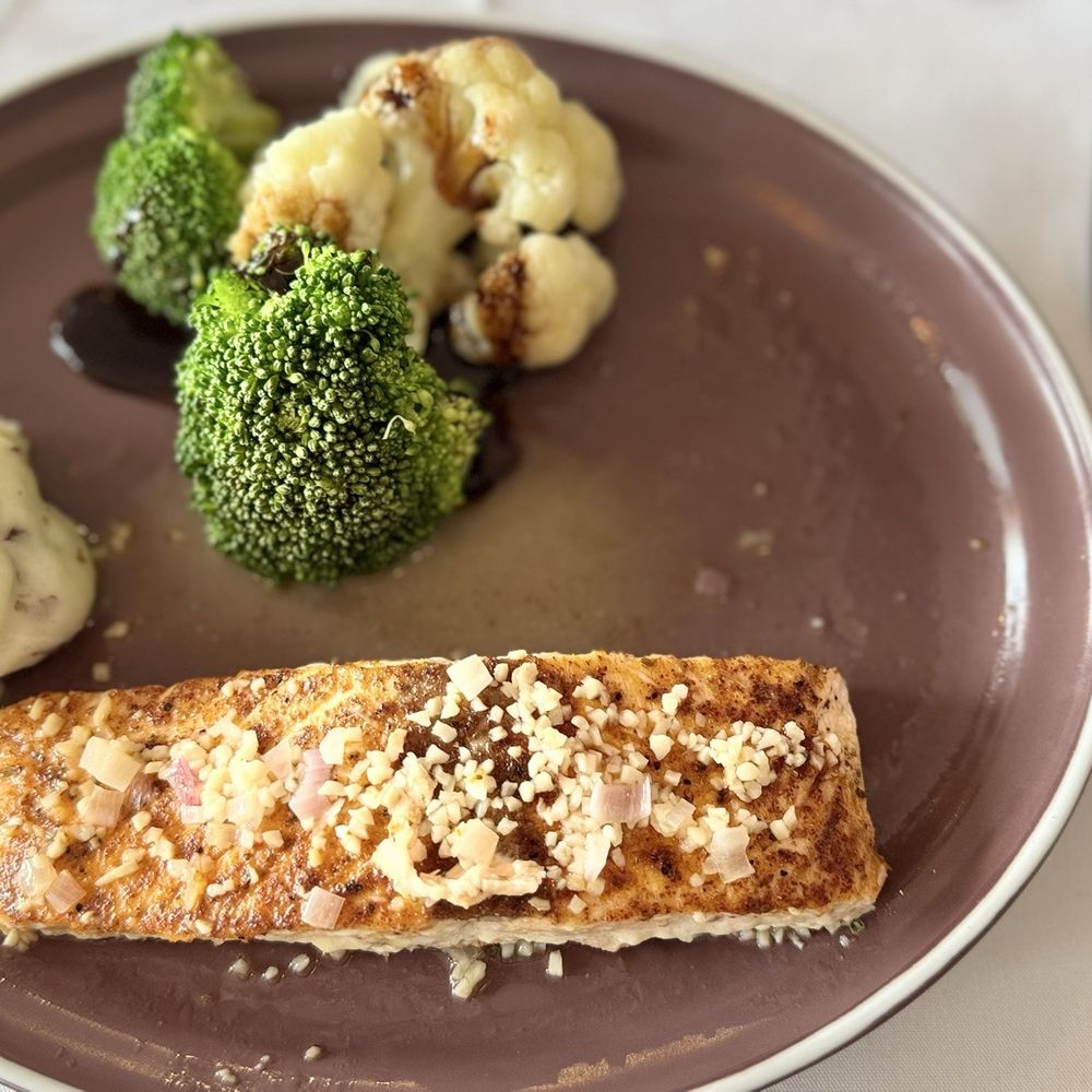 Crown Point Restaurant - Atlantic Salmon - American Near Me - Virginia City, Nevada Crown Point Restaurant - Atlantic Salmon - American Near Me - Virginia City, Nevada