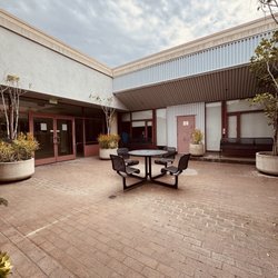 Valley Presbyterian Hospital - Little patio area on the second floor, for patients to enjoy the sun