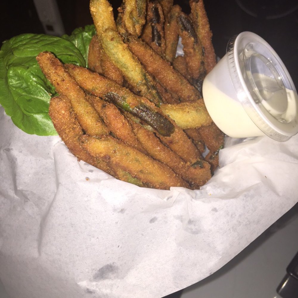 Fried green beans Fried green beans