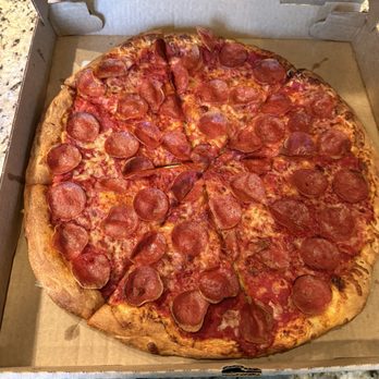 Pizza Hotline - Pepperoni pizza with light cheese (special request) - Pizza Near Me - La Plata, Maryland