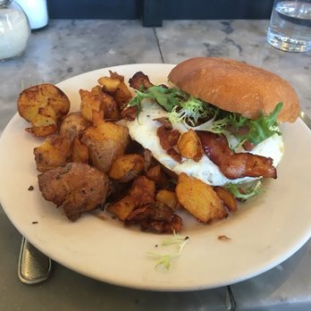 Plow - The breakfast sandwich with bacon. - Breakfast & Brunch Near Me - San Francisco, California